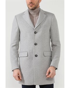 Шерстяное однотонное пальто Classic fit D.molina