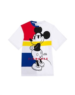 Хлопковая футболка с принтом Mickey Mouse Playtoday