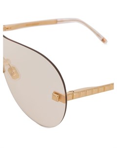Boucheron eyewear солнцезащитные очки с оправой авиатор нейтральные цвета Boucheron eyewear