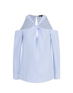Блуза в полоску с открытыми плечами Rag & bone