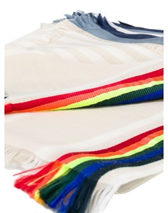 Loewe шарф в полоску нейтральные цвета Loewe