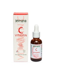 Сыворотка для лица NATURAL витамин C отбеливающая 30 мл Levrana