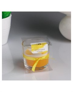 Свеча ароматическая в стакане Фруктовое суфле 60 гр Aromantique