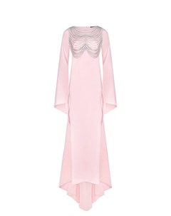 Розовое платье для беременных со стразами Monamoon