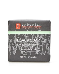 Твердое мыло для лица с углем Black Charcoal Soap 75 гр Erborian
