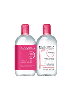 Мицеллярная вода для чувствительной кожи лица Sensibio H2O 1000 мл Bioderma