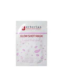 Тканевая маска для сияния кожи лица Glow Shot Mask 15 г Erborian