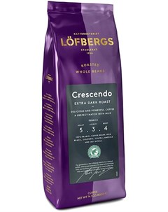 Кофе Crescendo в зернах 400гр Lofbergs