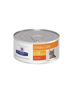 Prescription Diet Cat c d Multicare Urinary Care влажный диетический корм для кошек для профилактики Hill`s
