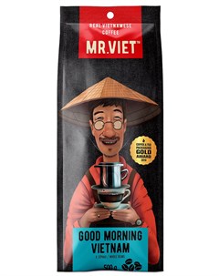 Кофе натуральный жареный в зернах Доброе утро Вьетнам 500 г Mr. viet