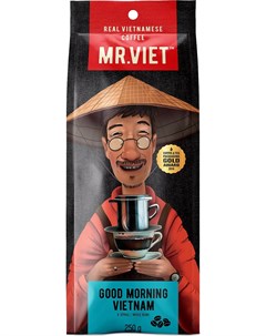 Кофе натуральный жареный в зернах Доброе утро Вьетнам 250 г Mr. viet