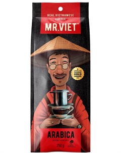 Кофе натуральный жареный молотый Арабика 250 г Mr. viet