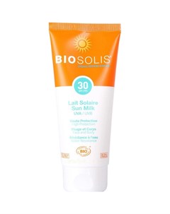 Солнцезащитное молочко для лица и тела SPF 30 100 мл Biosolis