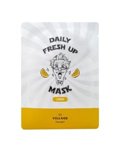 Daily Fresh Тканевая маска для лица с экстрактом лимона 20 г Village 11 factory