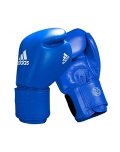 Перчатки боксерские Muay Thai Gloves 300 сине белые 12 унций Adidas