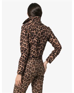 Miaou укороченная леопардовая куртка lex Miaou