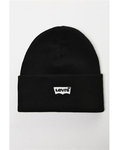 Черная шапка с логотипом бренда Levi's®