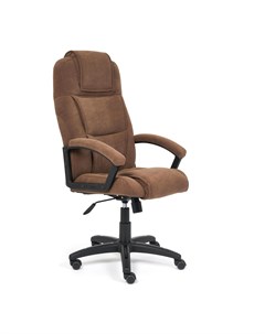 Кресло компьютерное Bergamo флок коричневый Tc