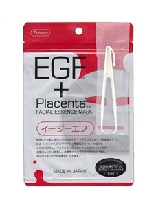 Маска с плацентой и EGF фактором Facial Essence Mask 7 шт Facial Essence Japan gals