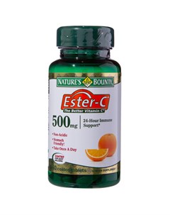 Эстер С 500 мг 60 таблетки Витамины Nature’s bounty