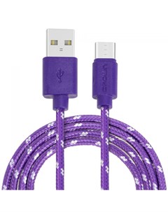 Кабель USB CMCU 3042C фиолетовый Crown