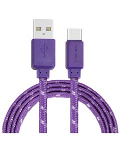 Кабель USB CMCU 3052C CM000002122 фиолетовый Crown