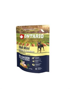 Сухой корм Онтарио для взрослых собак Мелких пород с Курицей и картофелем Ontario