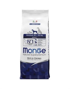 Сухой корм Монж для взрослых собак Средних пород Monge