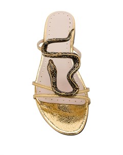 Roberto cavalli сандалии с отделкой в виде змеи Roberto cavalli