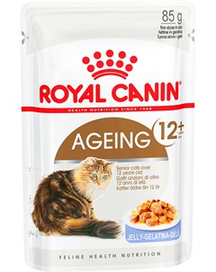 Влажный корм для кошек Ageing 12 в желе 0 085 кг Royal canin