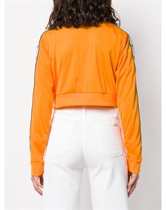 Chiara ferragni укороченная куртка в полоску m оранжевый Chiara ferragni