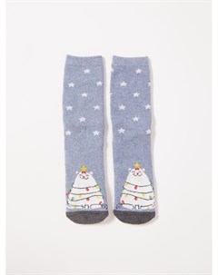Тёплые новогодние носки Zolla