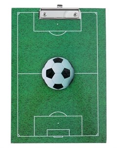 Планшет с зажимом А4 ламинированный картон Футбол Канцбург