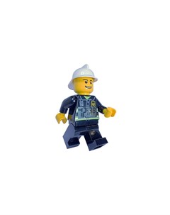 Часы Будильник Lego City минифигура Fireman Clic time