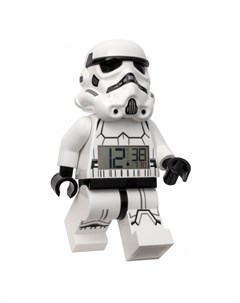 Часы Будильник Star Wars минифигура Stormtrooper Lego