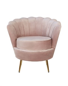 Кресло pearl pink розовый 85x75x75 см Mak-interior