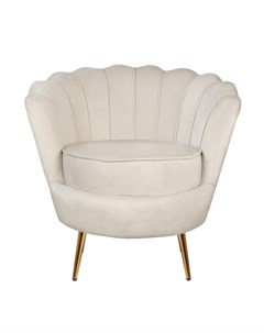 Кресло pearl beige бежевый 85x75x75 см Mak-interior