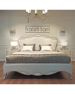 Кровать с решеткой rimini бежевый 218x155x221 см Fratelli barri