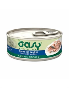 Wet Cat Specialita Naturali Tuna Sardine влажный корм для взрослых кошек дополнительное питание с ту Oasy