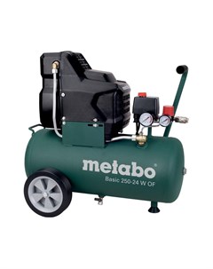 Компрессор Basic 250 24 W OF зелёный Metabo