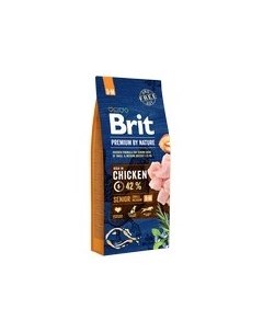 Сухой корм Брит Премиум для Пожилых собак старше 7 лет Мелких и Средних пород Курица Brit*