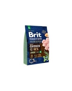 Сухой корм Брит Премиум для Молодых собак Гигантских пород Курица Brit*