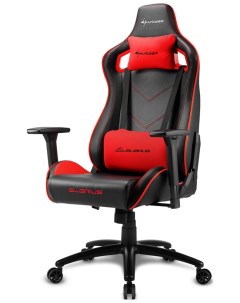 Игровое компьютерное кресло Elbrus 2 черно красное Sharkoon