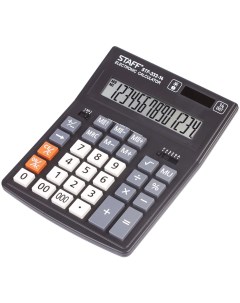 Калькулятор настольный PLUS STF 333 200x154мм 14 разрядов двойное питание 250416 Staff