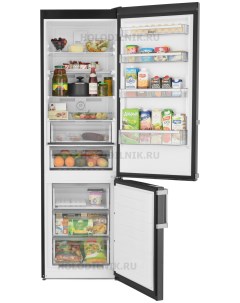 Двухкамерный холодильник JR FHB 2000 черный Jacky's