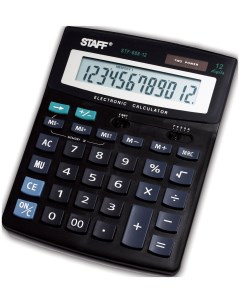 Калькулятор настольный STF 888 12 200х150мм 12 разрядов двойное питание 250149 Staff