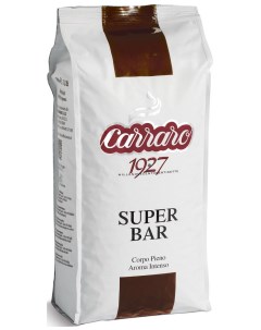 Кофе зерновой Super Bar 1 кг Carraro