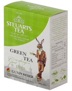 Чай зеленый Green Tea Gunpowder 200 гр Steuarts