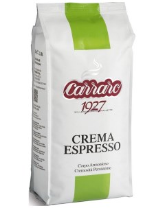 Кофе зерновой Crema Espresso 1 кг Carraro