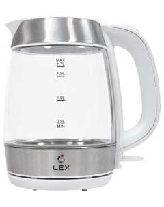 Чайник электрический LX 3001 2 белый Lex